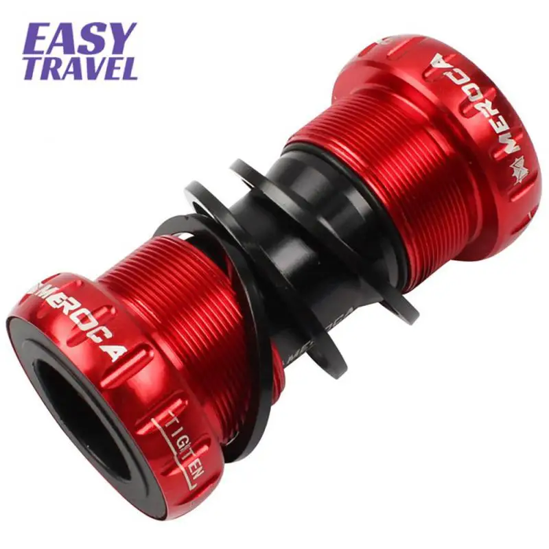 

Screw-in Type Bicycle Bottom Axle Thread Color Bicycle Bottom Bracket Hollow Bb One-piece Mountain Bike Bottom Axle Lightweight