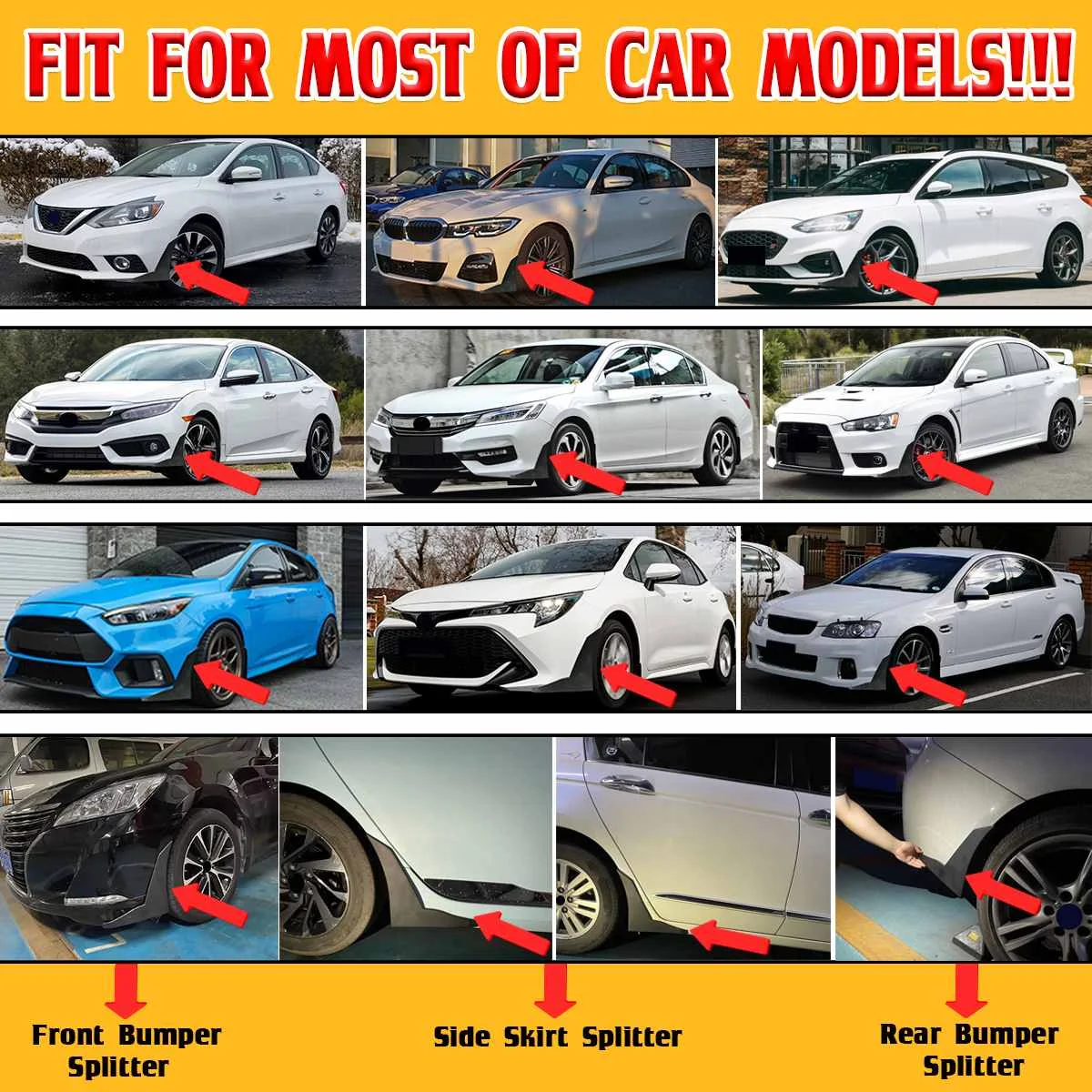 2 шт. Автомобильные Боковые крылья для вентиляционных отверстий