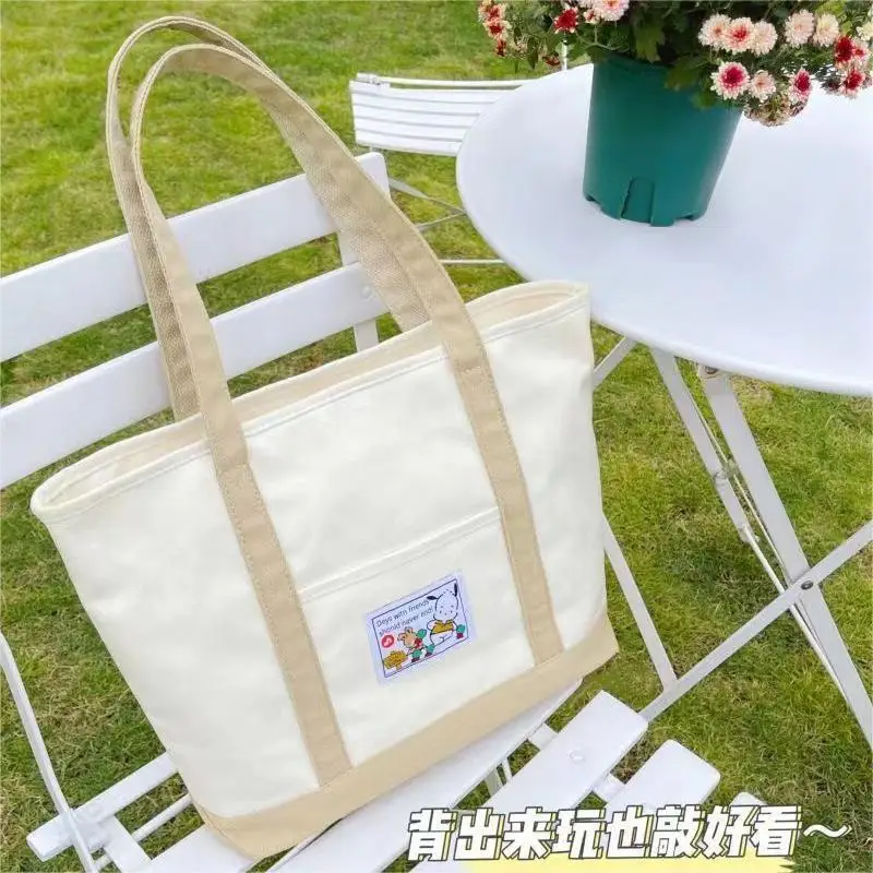 Kawaii Melody Hello Kitty kuromi Fagedi Sanrio сумка через плечо большая вместительная для багажа