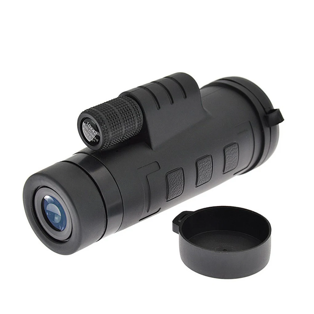 

High Definition Hand Held 10X42 Wide Angle Monocular Birdwatching Adjustable Optical Telescope Outdoor Equipment Sports Supplies