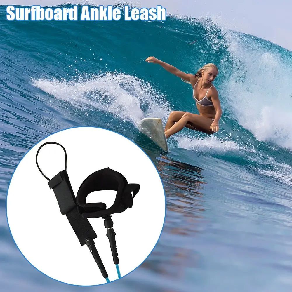 

Elastic Accessories Water Sports Surf Leg Rope Surfboard Ankle Leash Paddle Board Leash Surfboard Longboard Webbing