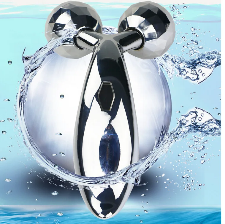 Роликовое устройство для похудения лица с ручным 3d-роликом