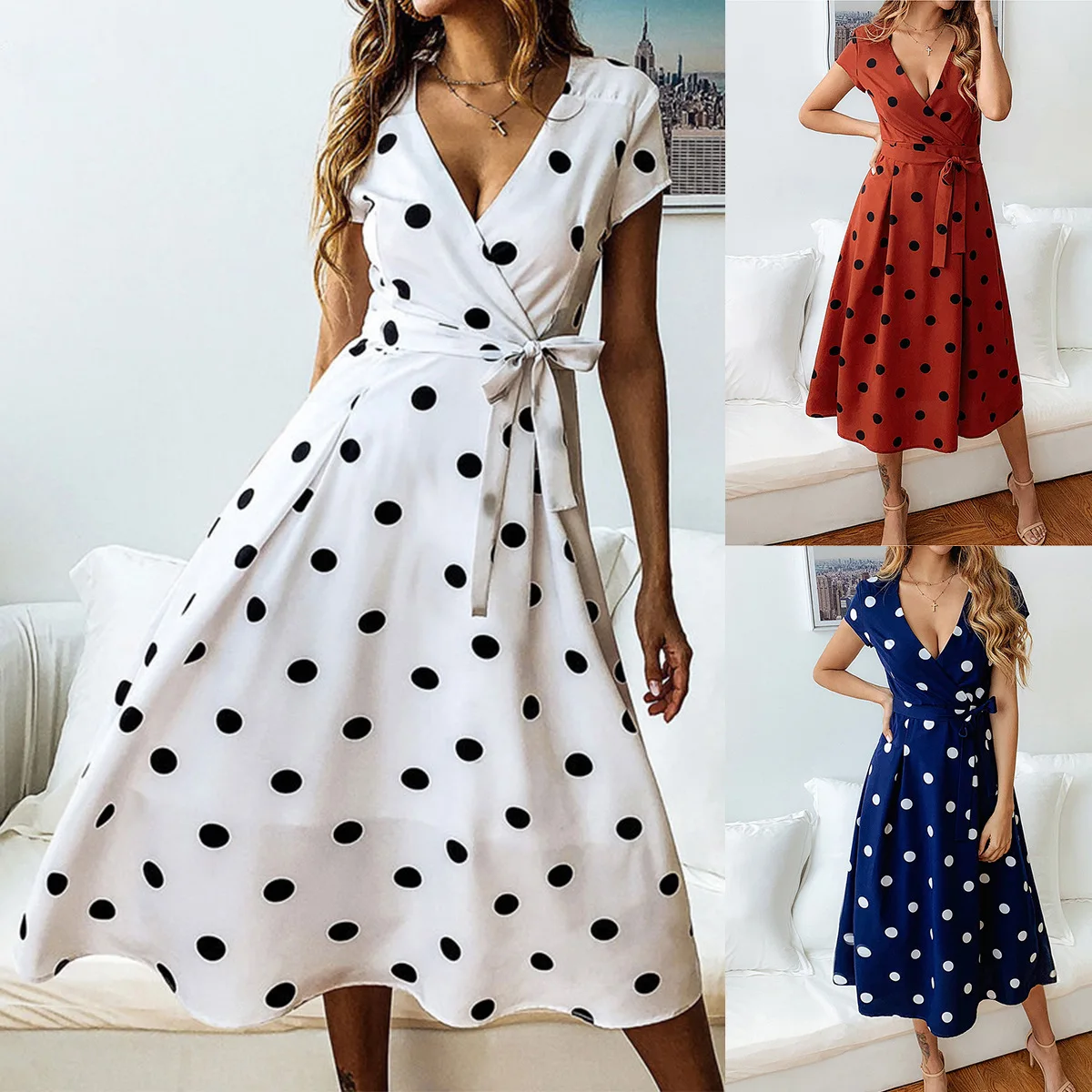 2023 Summer Fashion Casual Print Women's Dress