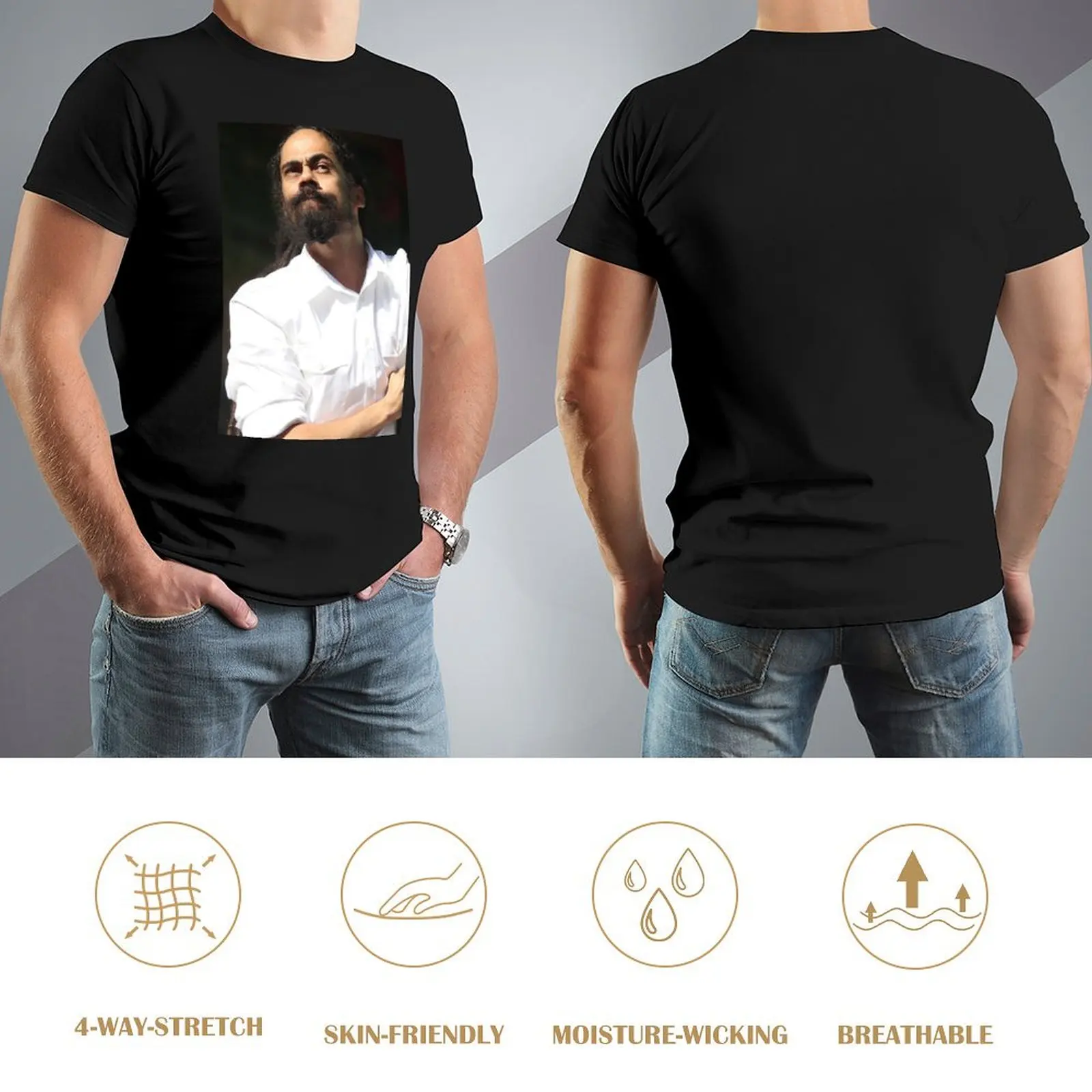 Дамиан Марли-футболка с фотографией дешевые вещи заготовки мужские футболки