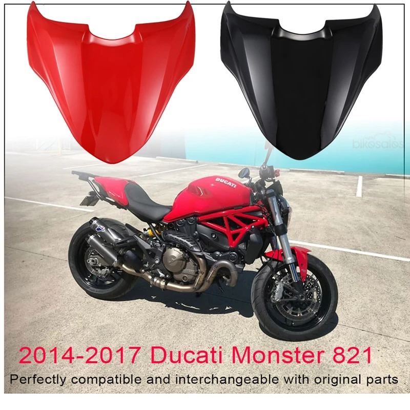Чехол для заднего пассажирского мотоцикла сиденья Ducati Monster 821 2014 2015 2016 2017