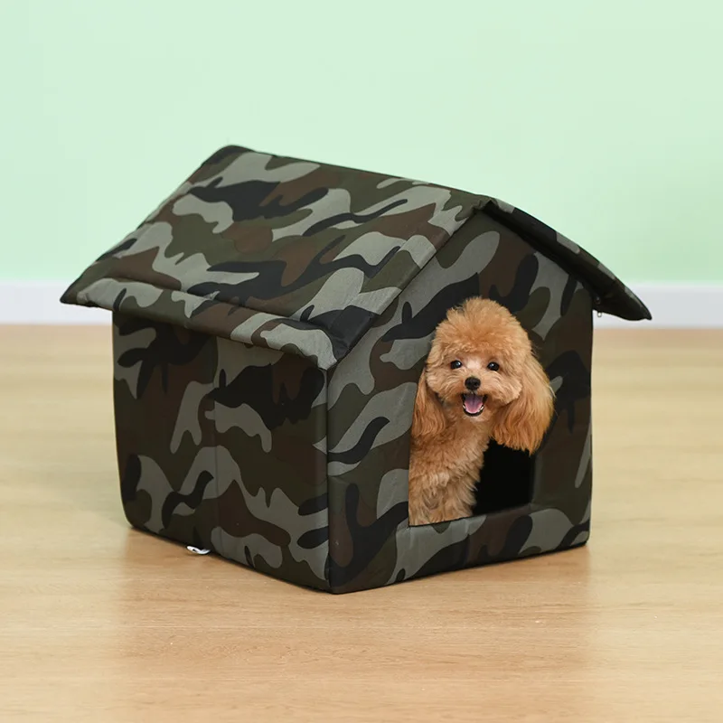 

Outdoor Waterproof Oxford Cloth Doghouse Cathouse Pet Bed Dog Bed Pet Bed Stray Cat Kennel Pet Supplies
