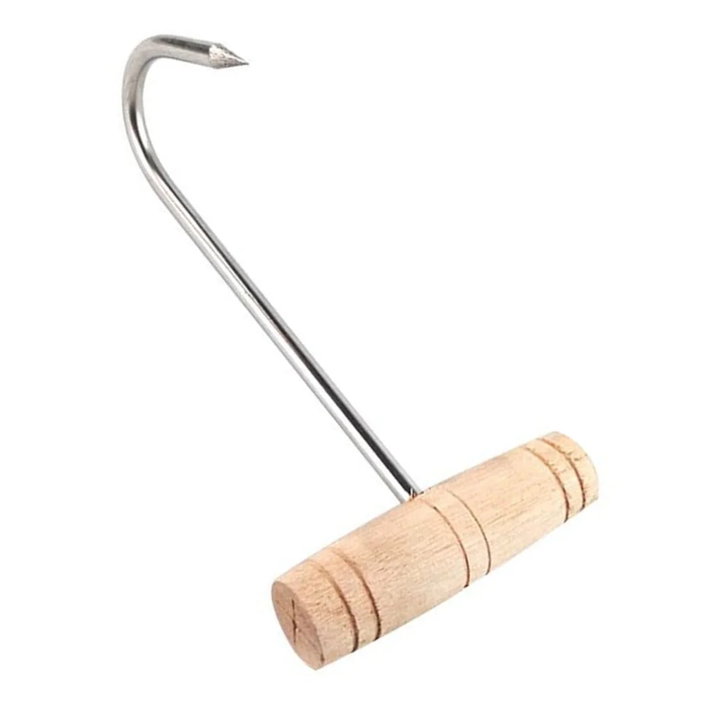 

1pc Handle Practical Heavy Duty Stainless Steel Butcher Hook T Shape Hook
