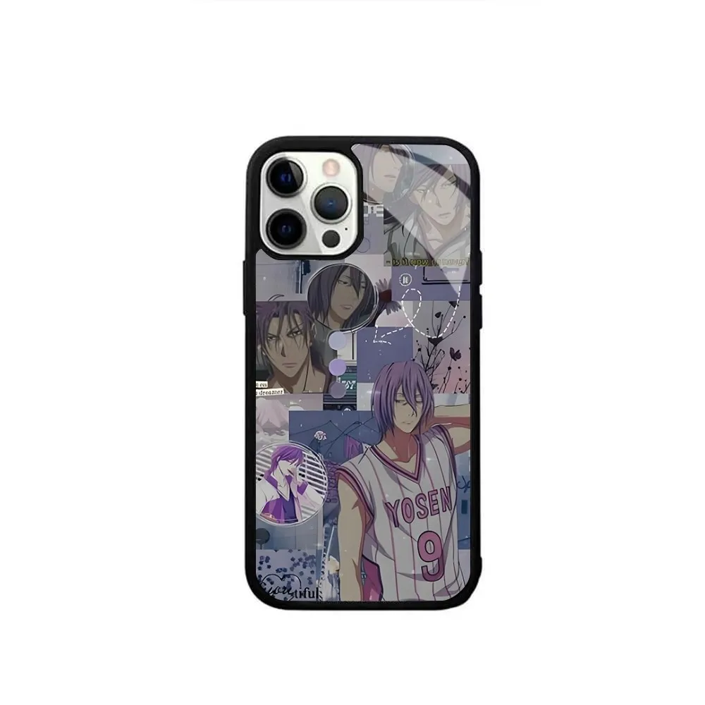 Cute Kuroko No Basket Chibi Phone Case Magsafe Wireless Charging Cases For IPhone 16 15 13 12 11 14 Pro Max Mini 8 Plus XS X XR