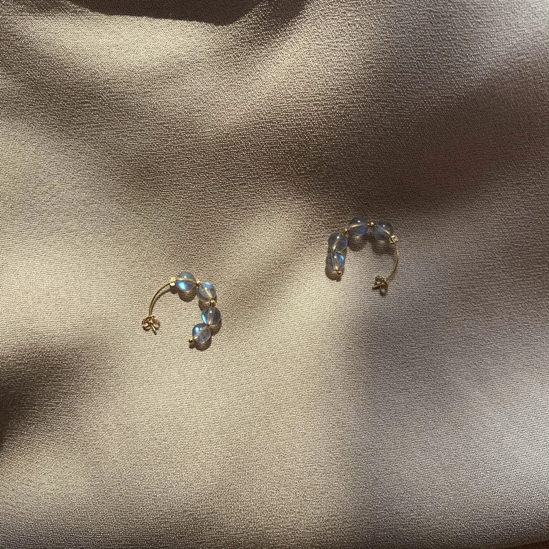 Ограниченная серия Продается без дополнения Самодельные серьги из натурального