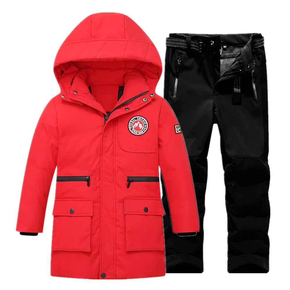 Ing Clothing Kids Wa Skiing Jacket Waterproof Windproof Snow Down Coat And Hiking Pants