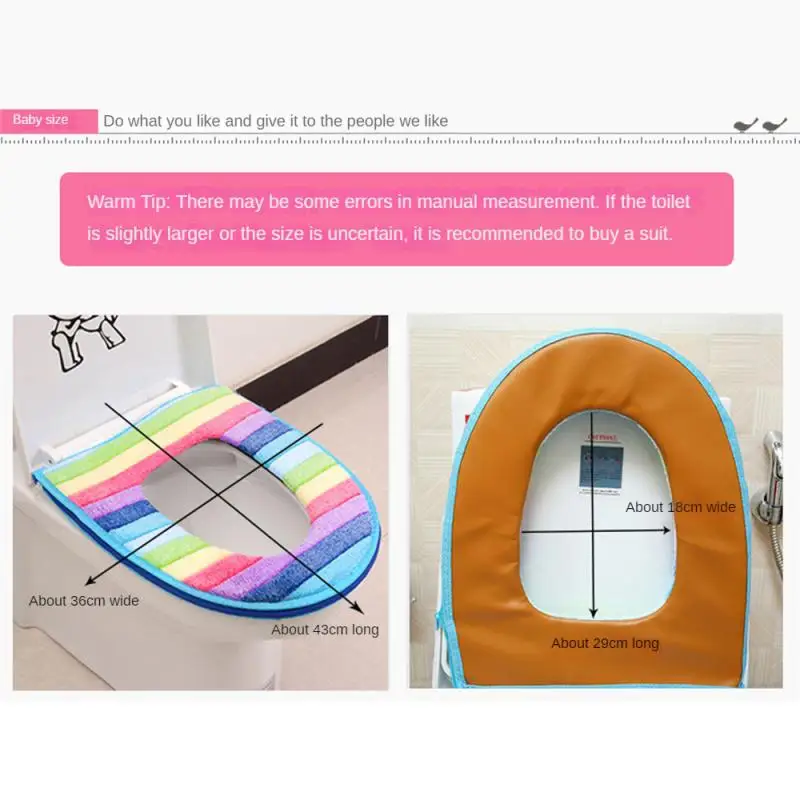 

Easy To Clean Winter Toilet Cushion Durable 1pc Coral Fleece Toilet Cushion Reusable Toilet Cushion Toilet Seat Wear-resistant