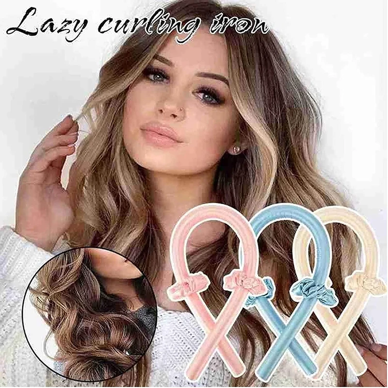 

Velvet Heatless Hair Curler Headband for Women Soft Hair Wrap Sleep Hair Curling Ribbon Scrunchies Headwear Hair Accessories YZL