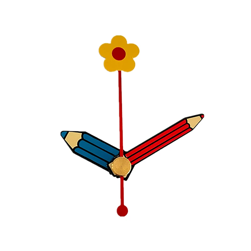 5Sets Quartz Clock Machine Silent Sweep 13MM Shaft DIY Watch Parts Accessories with Pointers | &amp