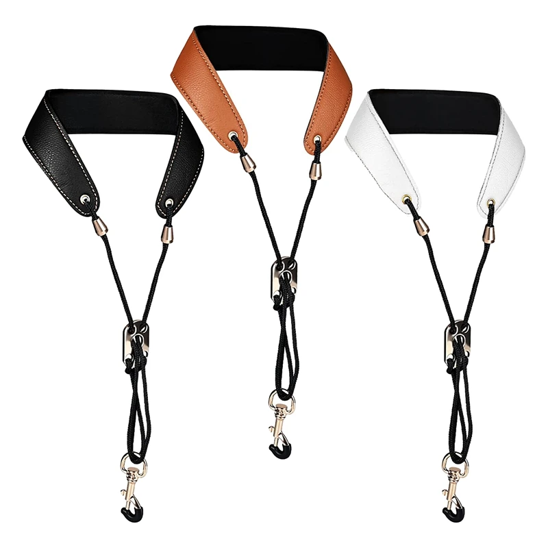 

3 Pcs Saxophone Neck Strap Adjustable Length Clarinet Neck Band Adjustable Saxophone Strap For Alto/Tenor/Soprano Saxophone