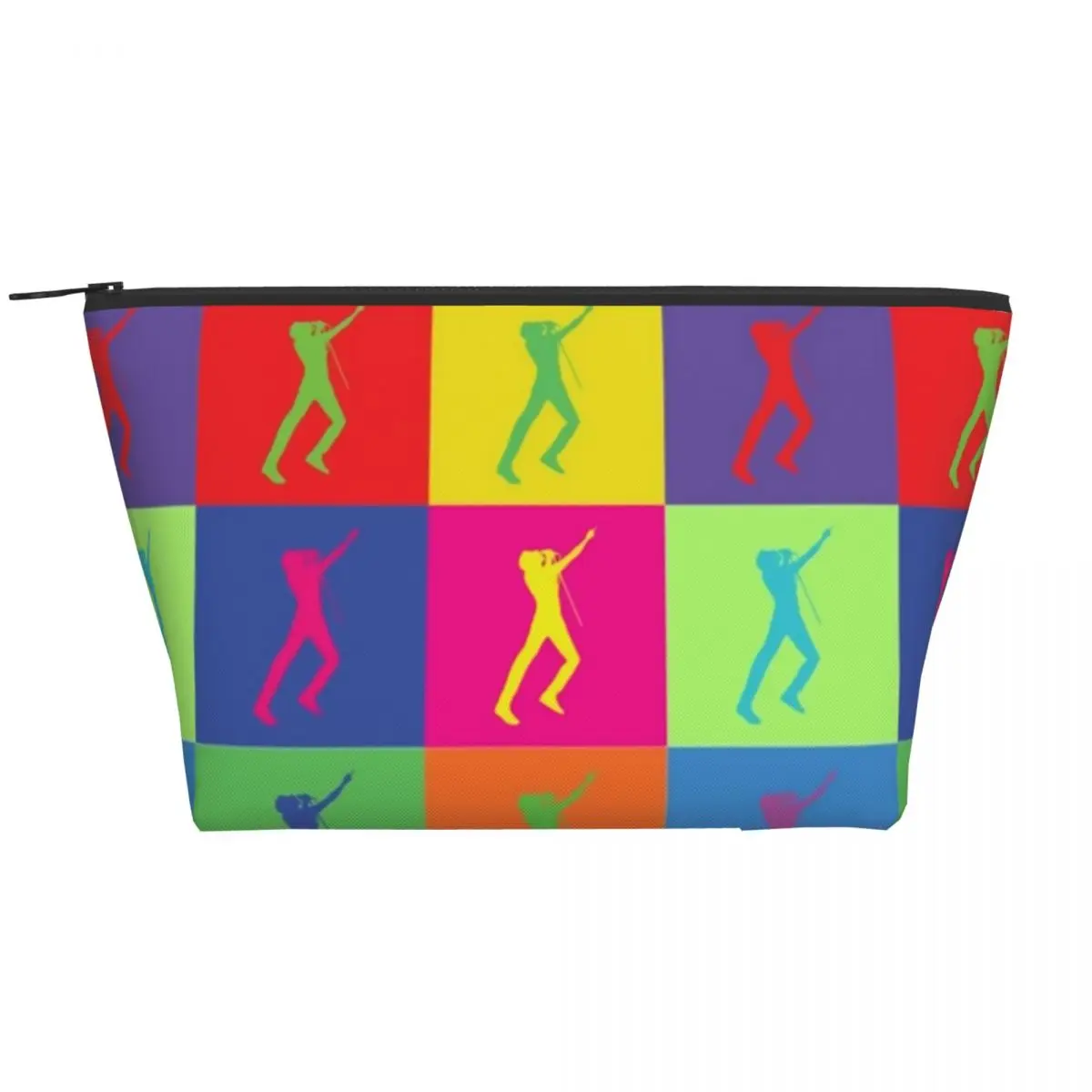 

Queen Prints Zip Storage Organizers Freddie Pop Art Couples Makeup Bag Restroom Organization Cosmetic Bags