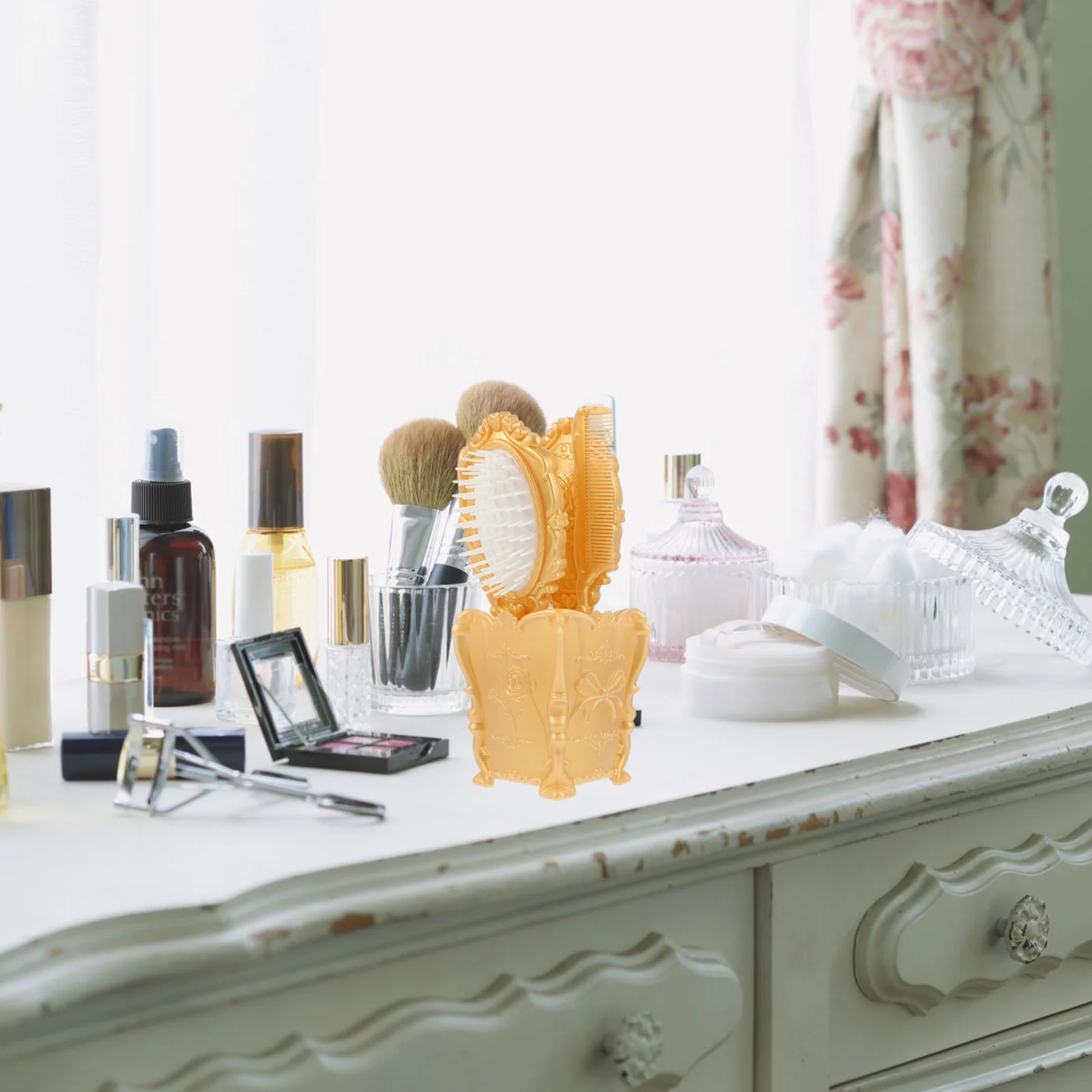 5 шт. набор расчесок для косметического зеркала держатель распутывания волос