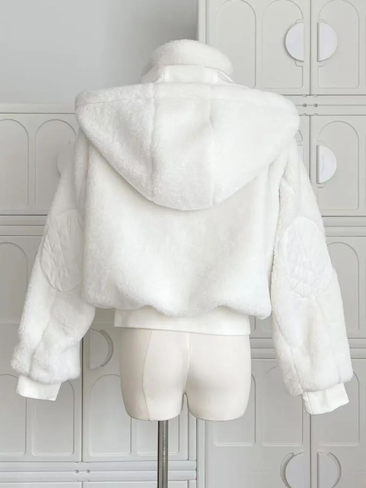 UCXQ модная хлопковая куртка темпераментная повседневная верхняя одежда на молнии