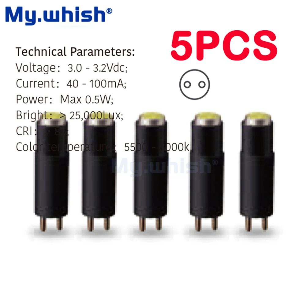 My Whish Dental LED Bulb Lamp High Speed Turbine Handpiece for NSK KaVo Sirona Couplings/Dental Handpiece Spare Parts LED Light