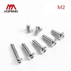 M2 304 Винты с поперечной утопленной головкой из нержавеющей стали M2 * 3 4 5 6 10 20 40 60 мм GB818 винты с полукруглой головкой Phillips