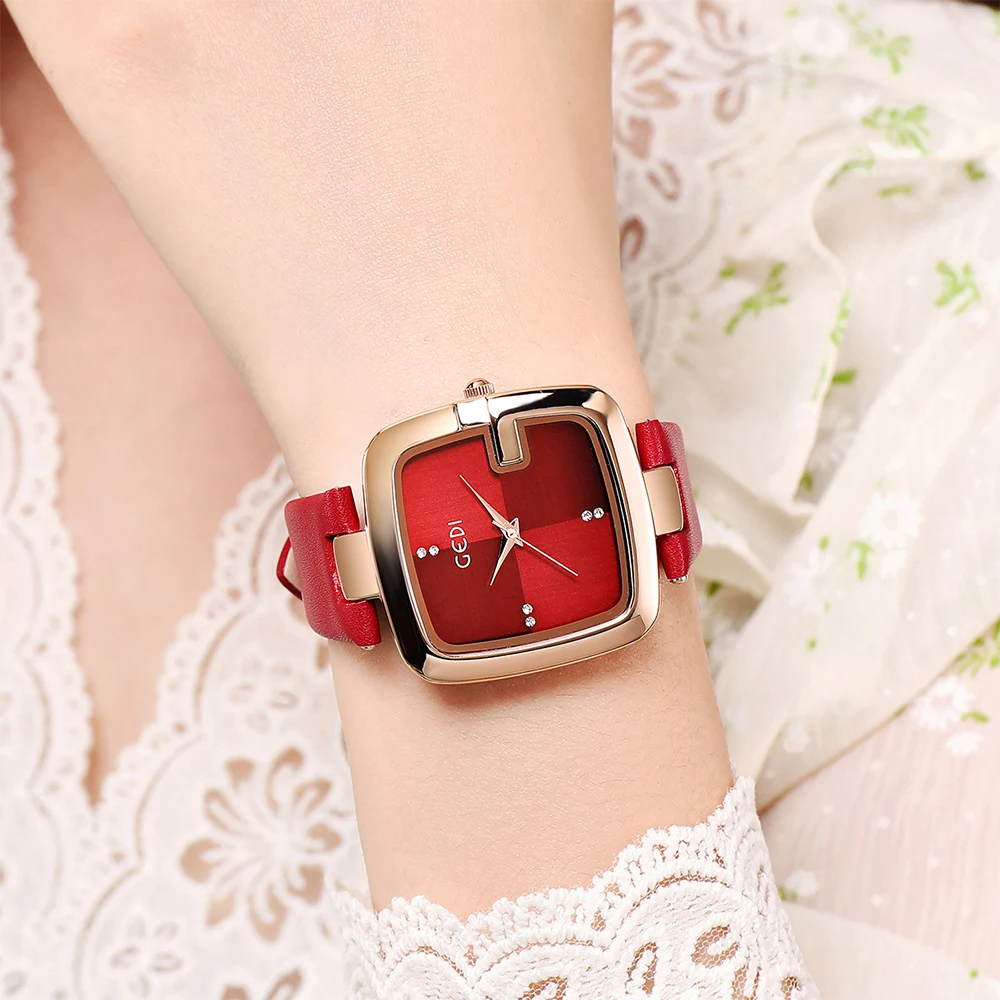 Korean Style Square Women Watches 30M Waterproof Luxury Ladies Female Quartz Watch Simple Wristwatch Clocks relogio feminino enlarge