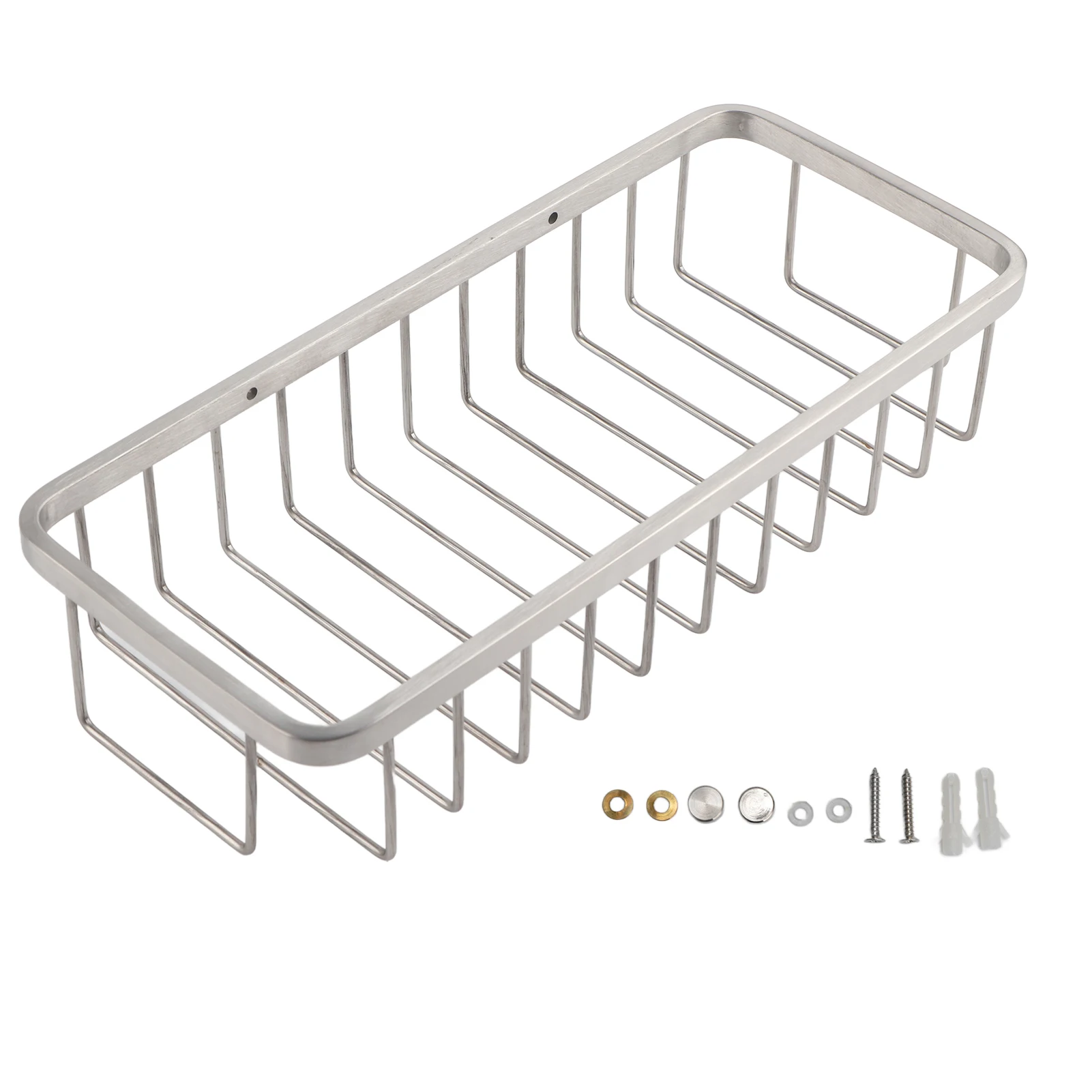 

Shower Caddy Corner Shower Basket Sturdy Wall Mounted Bathroom Shelves for Bedroom Balcony