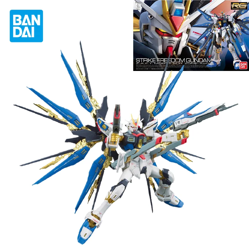 

Bandai Подлинная модель Gundam комплект Аниме фигурки RG 1/144 Страйк Фридом GUNDAM экшн-фигурки коллекционные игрушки подарки для детей