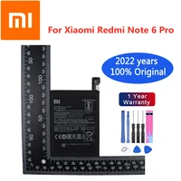 2022 years xiaomi 100 original battery for xiaomi redmi note 6 pro bn48 red rice note6 pro 4000mah mobile phone battery tools