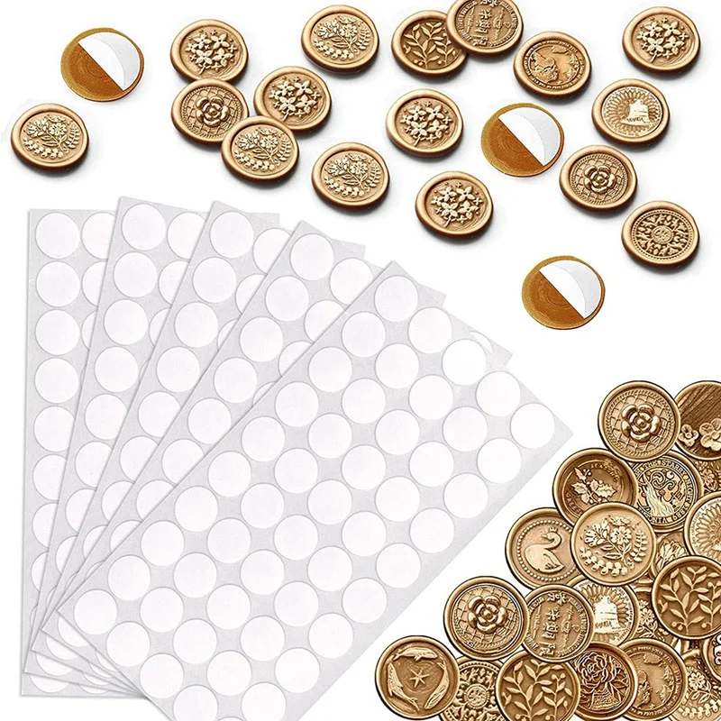 

Adhesive Dots for Wax Seal,Transparent Adhesive Putty, Removable Sticky Tack for Wax Seal Stickers,Craft Adhesive Waxing