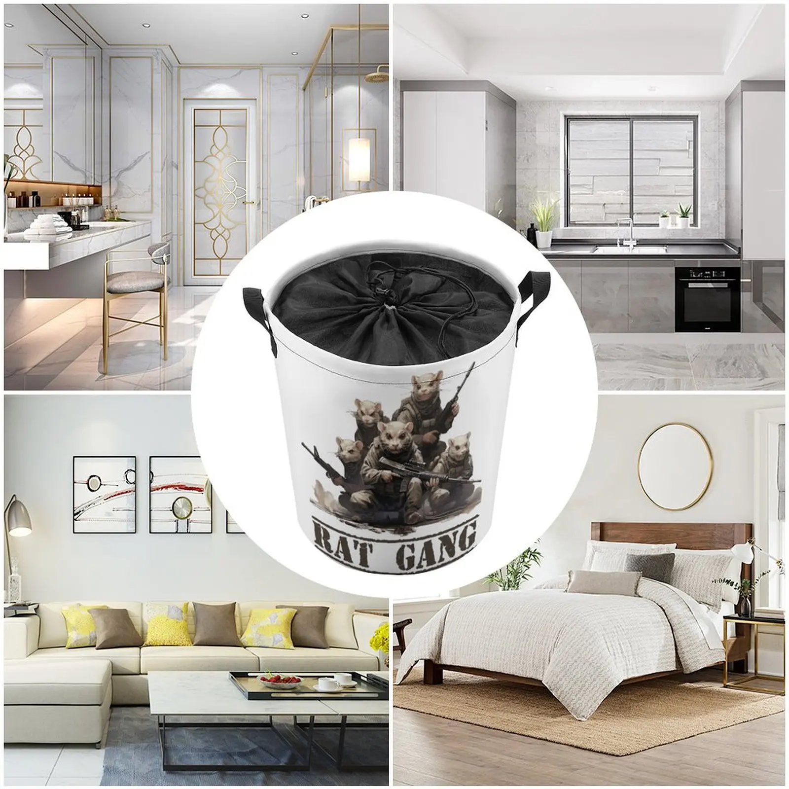 Бак для хранения белья от tarov Rat Gang корзина пыленепроницаемые полотенца подъемная