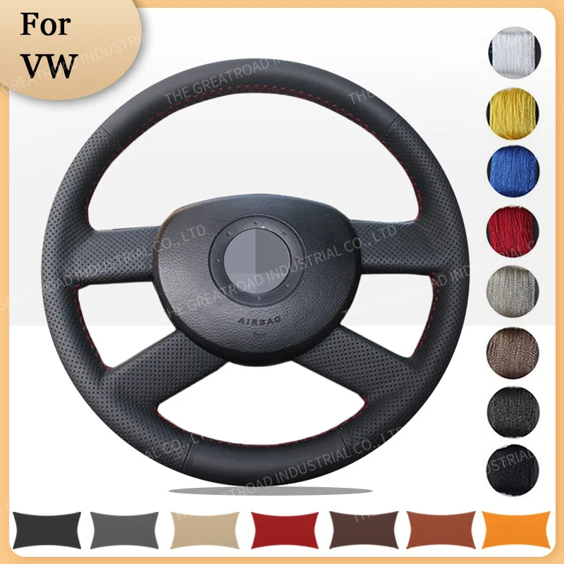 

Чехол на рулевое колесо для Volkswagen VW Polo 2003 2004 2005 2006