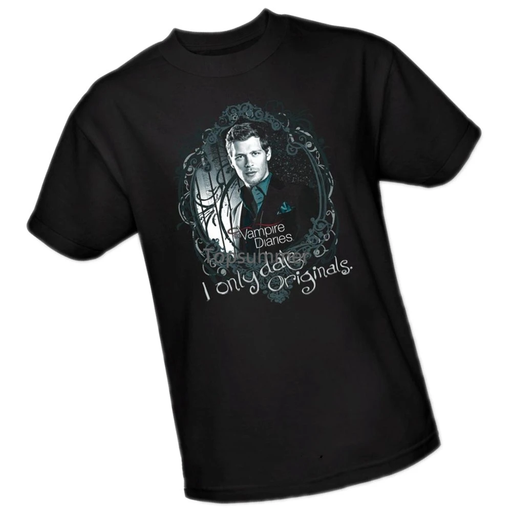 

Men Funny T Shirt Women Cool Tshirt I Only Date Originals. Klaus The Vampire Diaries Adult T-Shirt