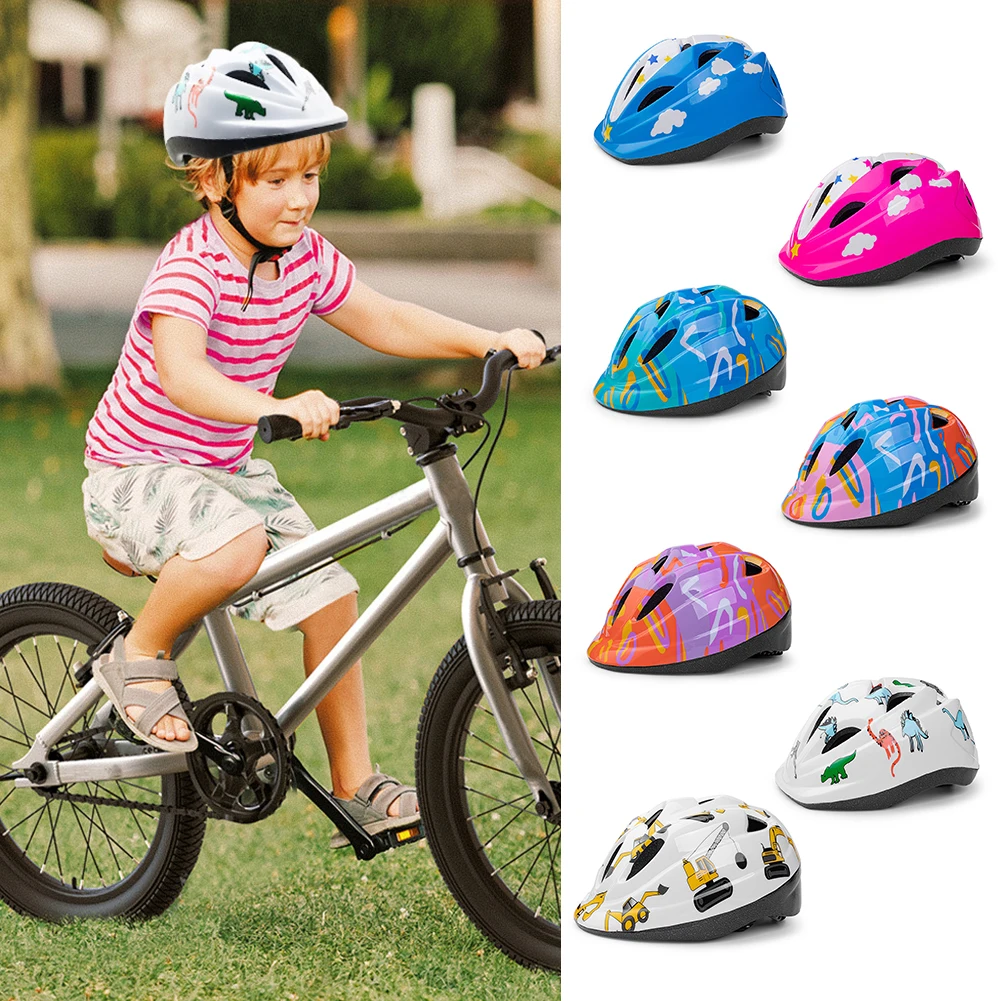 Цельноформованный велосипедный шлем, противоударный велосипедный защитный шлем с регулируемой пряжкой, портативный противоударный шлем для скутера, скейтборда