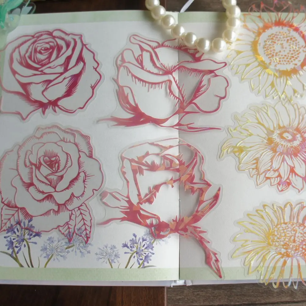 18 шт. лазерные наклейки-этикетки из ПВХ