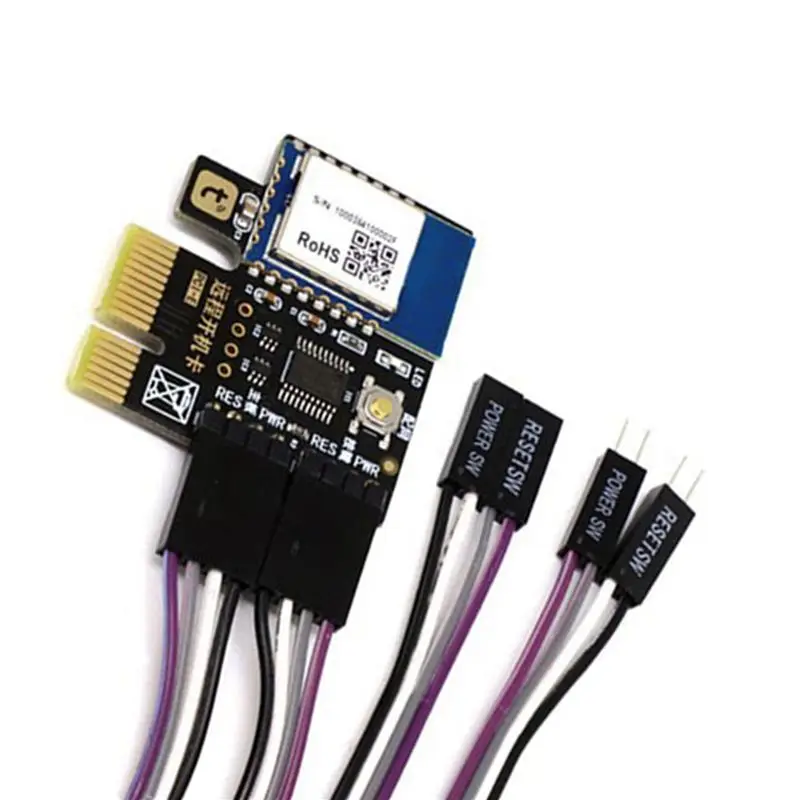 Фото ABKQ-10X A3 Tuya Wifi PC Power Switch: Карта для удаленного запуска ПК, удаленного управления и телемобилизации, PICE MINI-карта с управлением через приложение №2