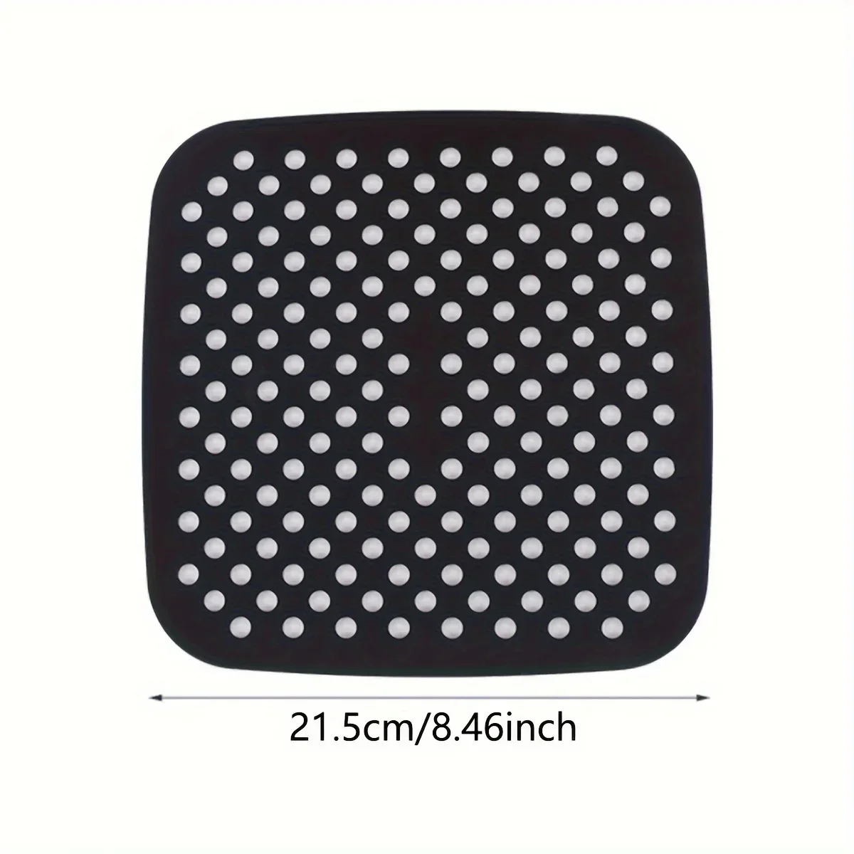 

8,5-дюймовые силиконовые вкладыши для фритюрницы, многоразовый пищевой силиконовый коврик, антипригарные термостойкие аксессуары для фритюрниц