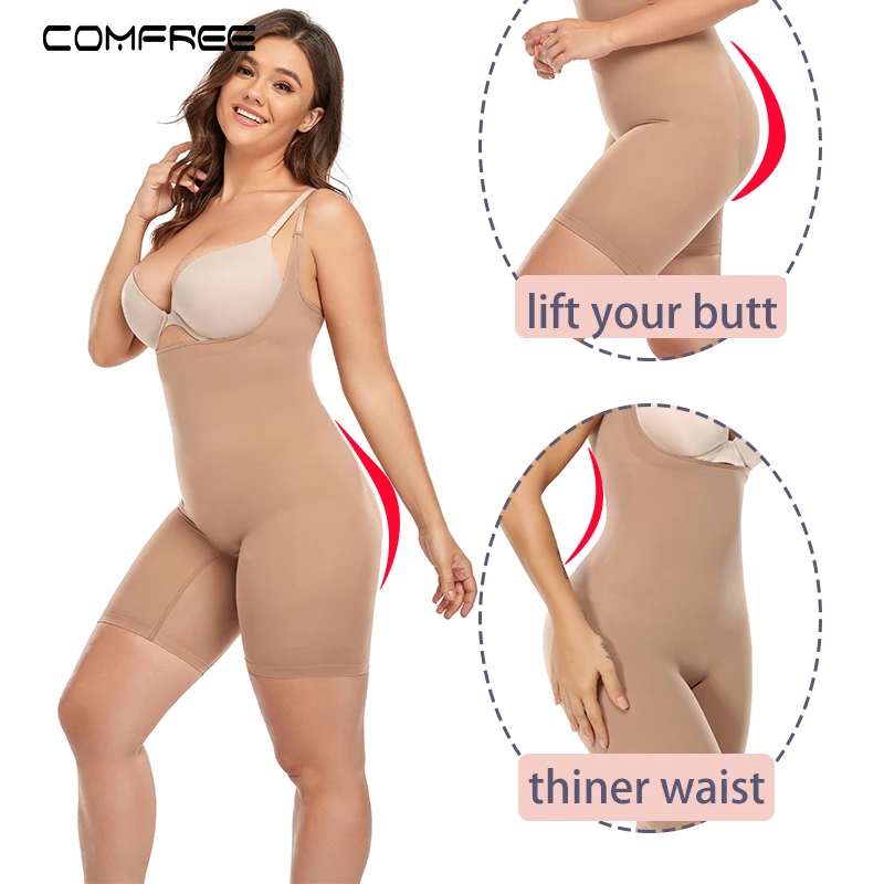 Shapewear Bodysuit for Women Tummy Control Thigh Slimmer Body Shaper Women's Binders and Shapers Underwear Corset Belly Fajas