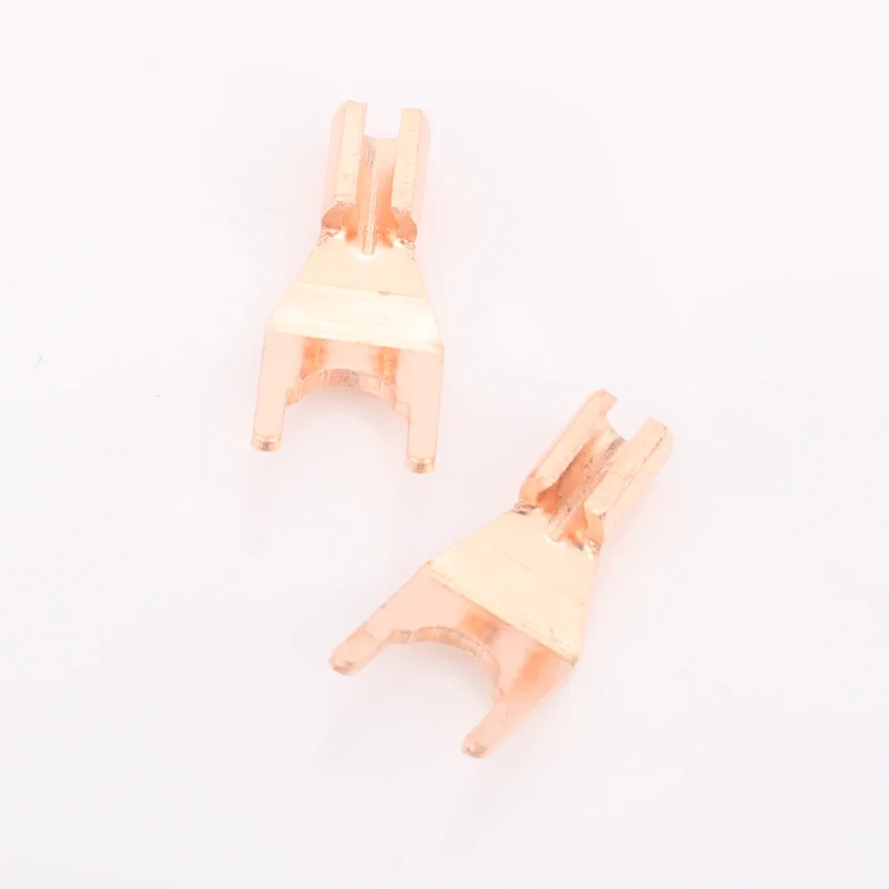 Динамик Y-локи Hi-Fi аудио красная медная вилка с акустическим кабелем сделай сам