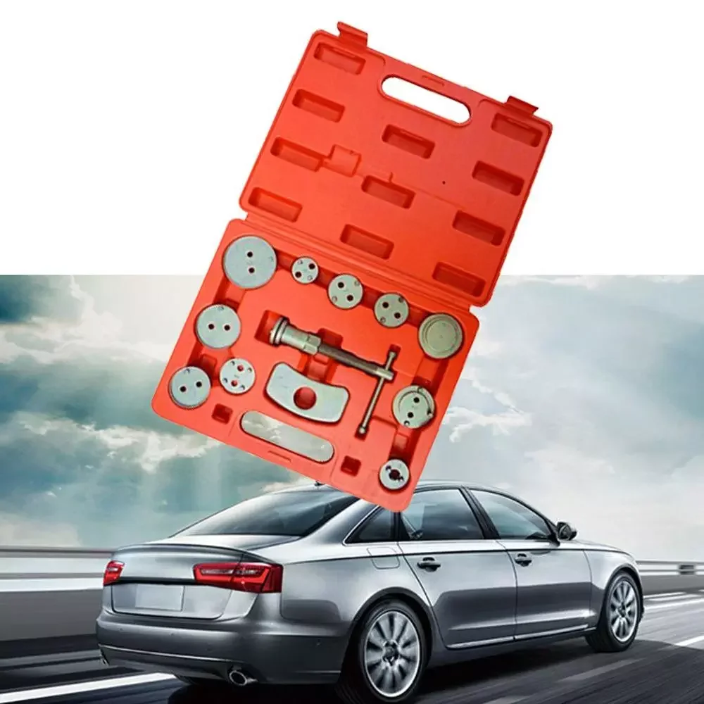 Universal Auto Disc Brake Caliper Steel Wind Back Brake Piston Compressor Car Repair Tools 12 Pieces Set