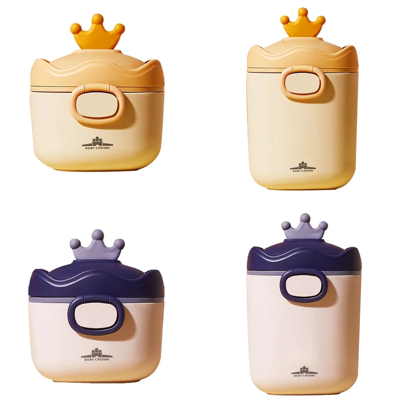 

Portable Baby Food Storage Box BPA Free Formula Dispenser Cartoon Infant Milk Powder Box Toddler Snacks Cup Container