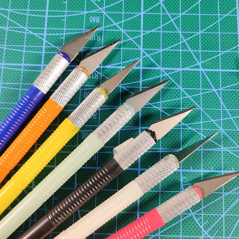 Фото Carving Knife Precision Cutting Hobby Knife for Clay Sculpture Pottery Modeling Polymer Craft Paper Carving Ceramics Tools №1