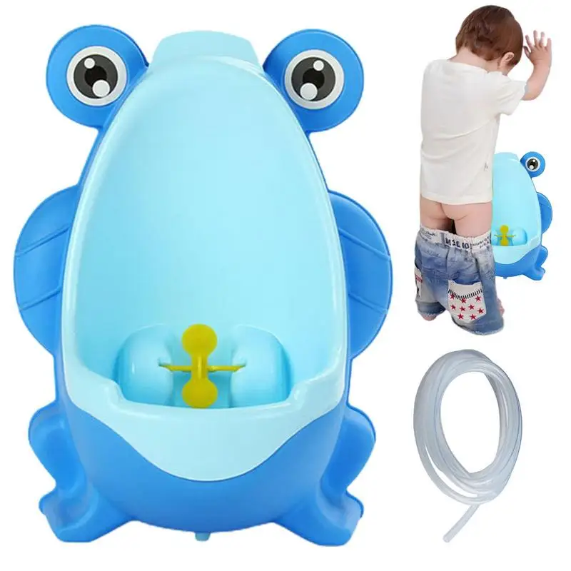 

Toddler Urinal For Boys Frog Pee Urinal Potty Training With Funny Aiming Target Cute Frog Wall-Mounted Standing Pee Trainer For