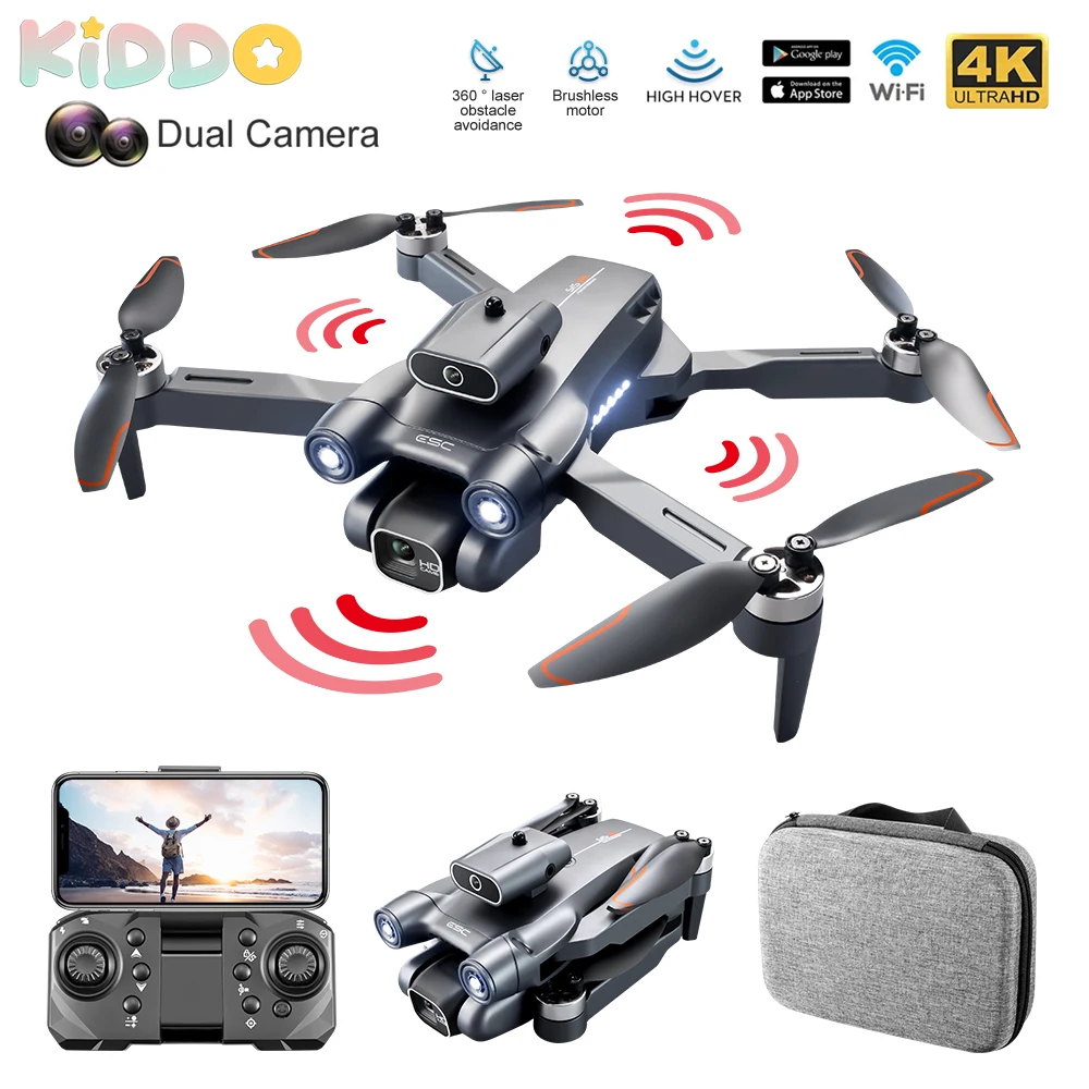 Enlarge S1S Mini Dron RC Drone HD 6K 4K Camera Fpv WIFI Height Hold RC Quadcopter Dron Rc Helicopter Obstacle Avoidance Gifts Toy