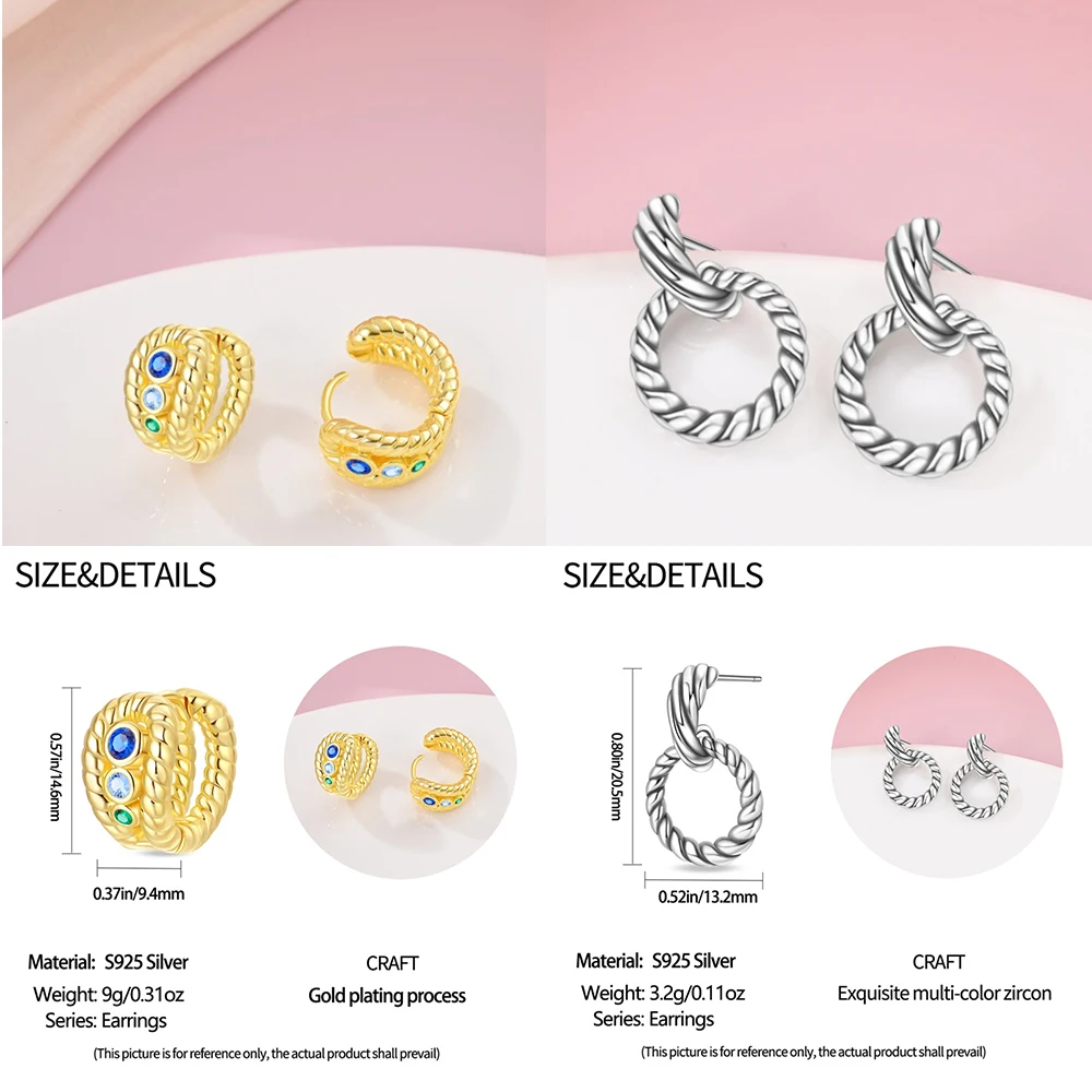 Серьги-подвески в ретро стиле