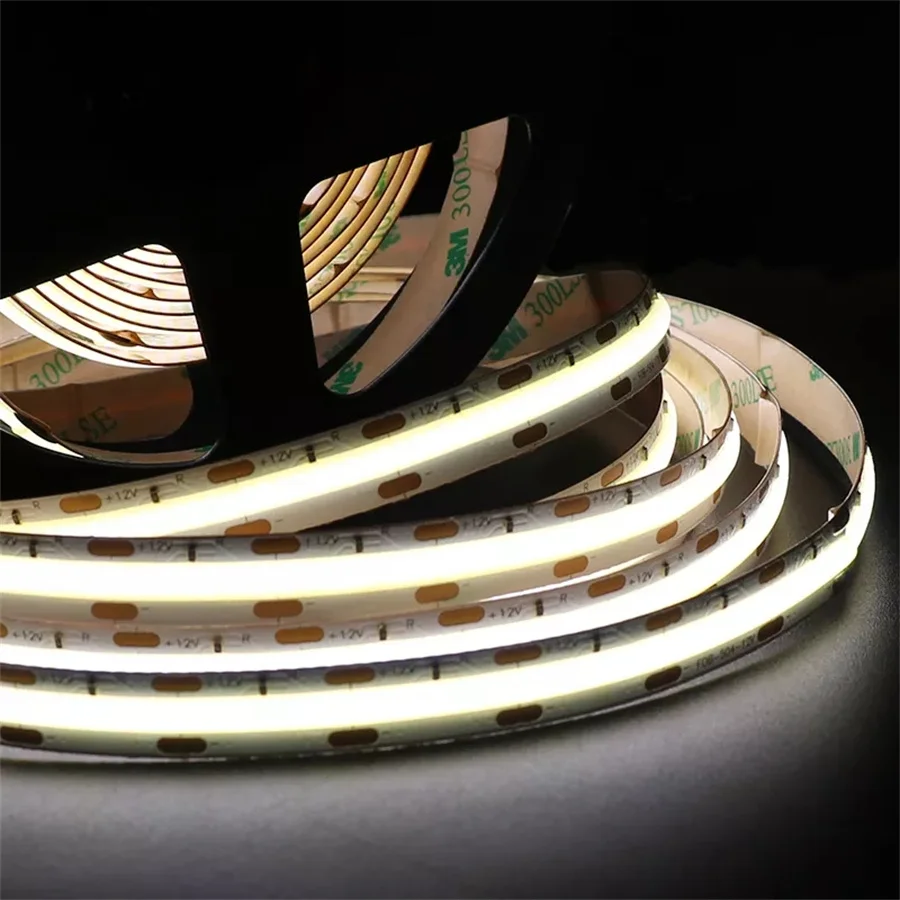 Free Shipping Hot Selling High CRI cct tunable dual white two color changeable cob led strip  14W  608LED each meter 5m/roll