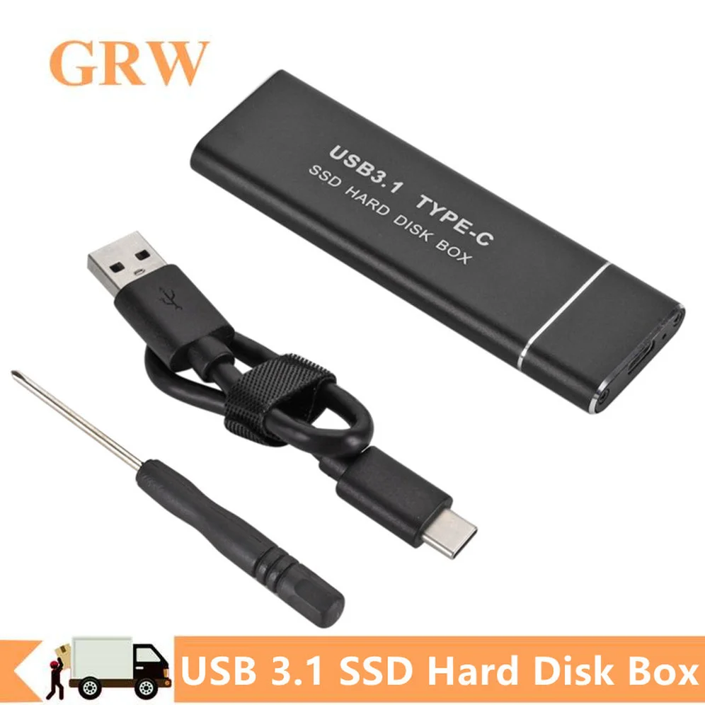 M.2 USB 3.1 Type C SSD Mobile hard disk box Adapter Card m2 to usb USB C Type-C External Enclosure Case for 2230 2242 2260 2280 M.2 USB 3.1 Type C SSD Mobile hard disk box Adapter Card m2 to usb USB C Type-C External Enclosure Case for 2230 2242 2260 2280