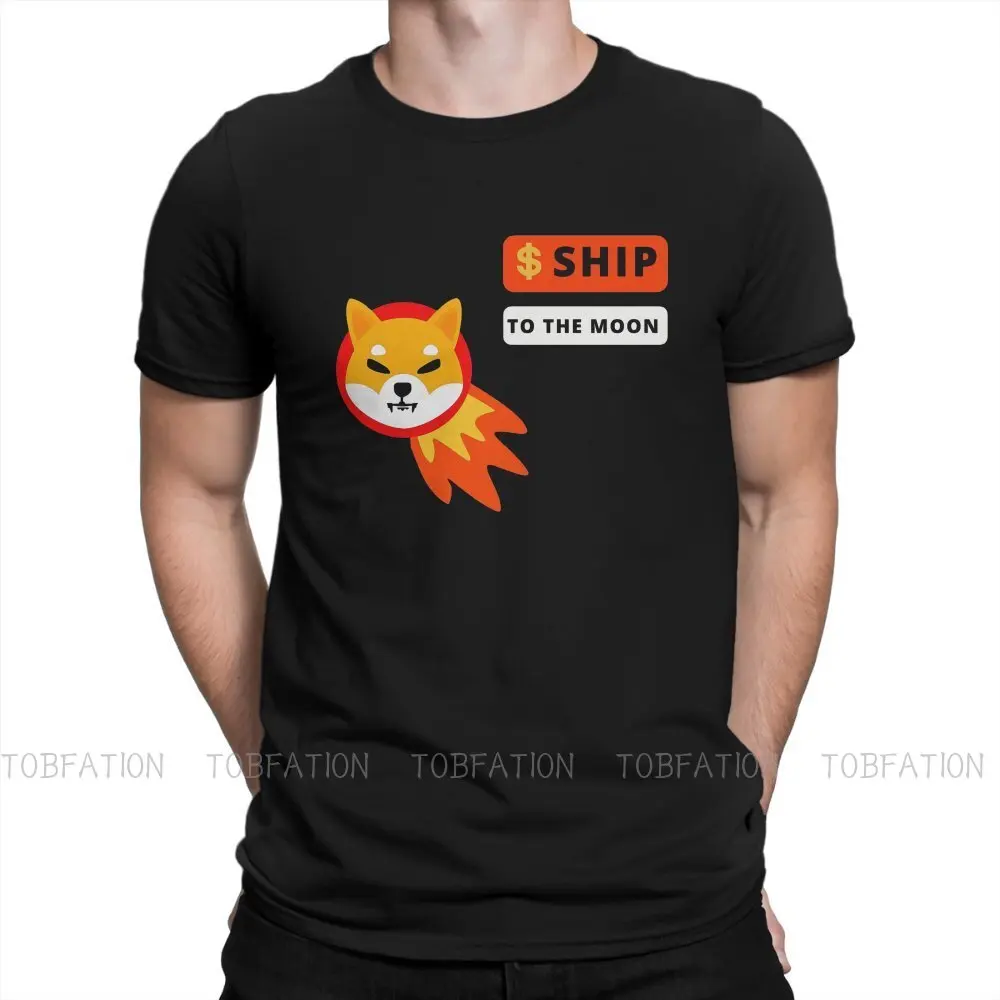 

SHIP Shiba Inu Tshirt Alternative Punk T shirt Streetwear Homme Pure Cotton Fashion Tees Tops