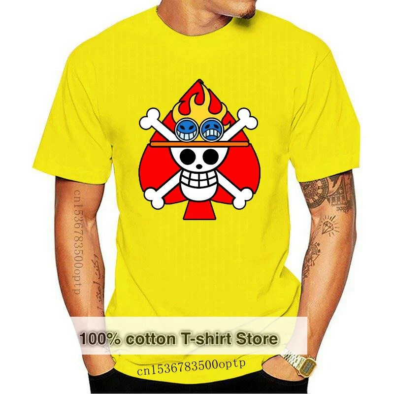 

Новая Черная футболка с изображением пиратского комикса, черепа Луффи, флага с коротким рукавом, 100% хлопок