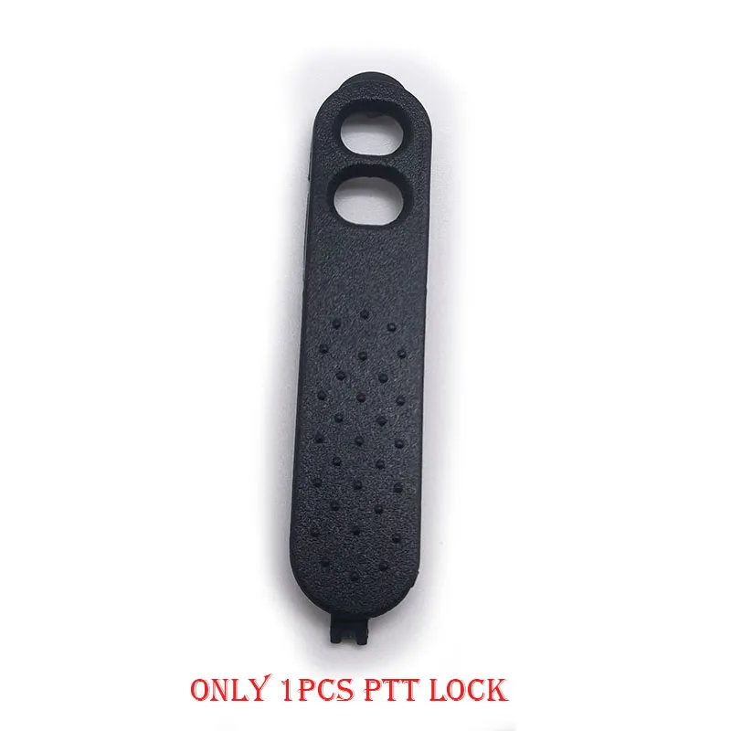 10PCS PTT Button Lock and PTT Rubber Key for Motorola EP450 PR400 etc Radio Walkie Talkie Repair Accessories Kits