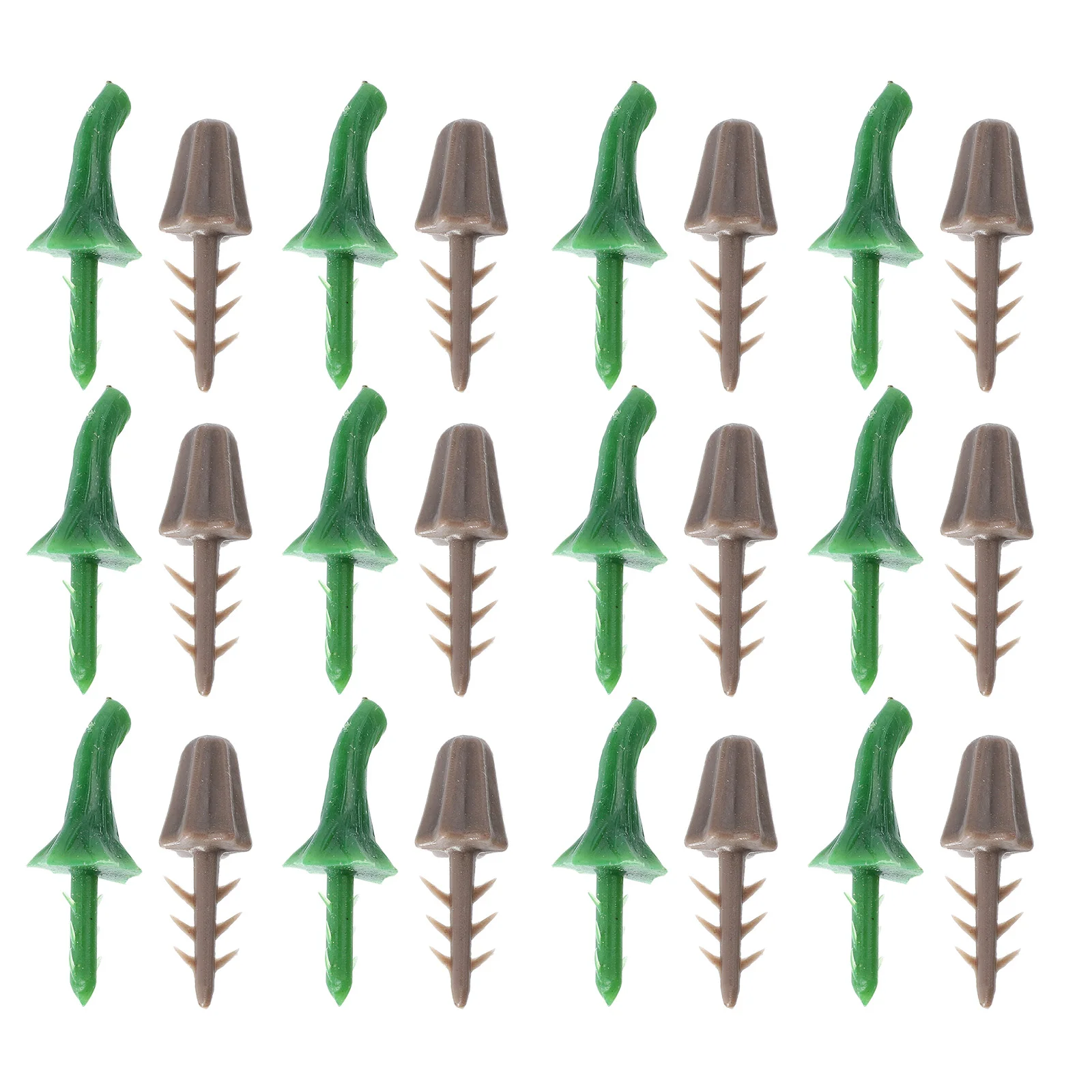 100 шт. пластиковая ручка в виде тыквы поддельные стебли головки для рукоделия