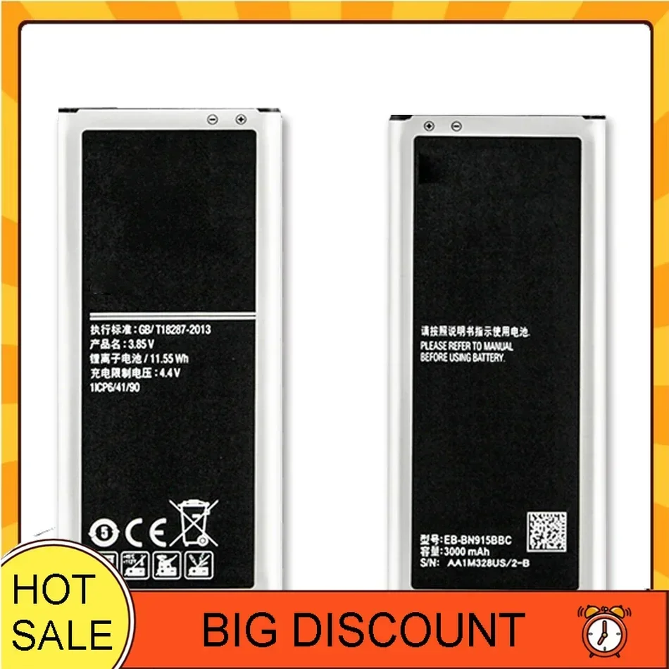 Аккумулятор EBBN915BBE для Samsung GALAXY Note Edge N9150 N915FY N915D N915F N915K N915L N915S G9006V SM-N915G EB-BN915BBE